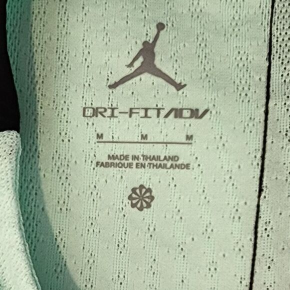Jordan Dri-FIT ADV Performance T-Shirt Mint Green Moisture Wicking Size M - Picture 4 of 9